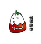 soft boiled egg with tomato（個別スタンプ：6）