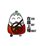 soft boiled egg with tomato（個別スタンプ：9）