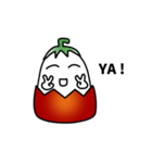 soft boiled egg with tomato（個別スタンプ：14）