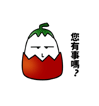 soft boiled egg with tomato（個別スタンプ：21）
