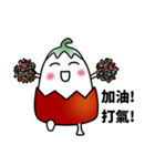 soft boiled egg with tomato（個別スタンプ：40）