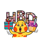 Happy Raffe Fatty (Japan Only)（個別スタンプ：16）