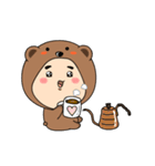 Bear Elly's daily life（個別スタンプ：1）