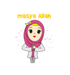 Cute Hijab（個別スタンプ：6）