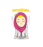 Cute Hijab（個別スタンプ：8）