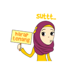 Cute Hijab（個別スタンプ：13）