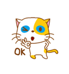The orange ＆ white cat（個別スタンプ：6）