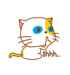 The orange ＆ white cat（個別スタンプ：27）