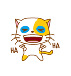 The orange ＆ white cat（個別スタンプ：30）