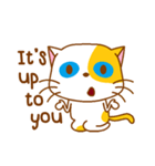 The orange ＆ white cat（個別スタンプ：38）