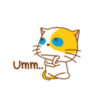 The orange ＆ white cat（個別スタンプ：39）