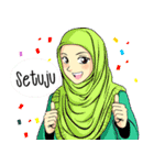 Hijab Raihana（個別スタンプ：35）