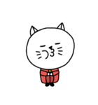 白ねこさんののんびり日常（個別スタンプ：35）