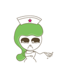 Cute little nurse Baozou face sticker（個別スタンプ：4）