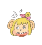 Miss Monkey and Mr. Monkey（個別スタンプ：21）