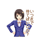 返事まだ？サイソク女子（個別スタンプ：4）