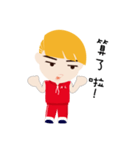 Blond little boy（個別スタンプ：1）