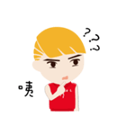 Blond little boy（個別スタンプ：5）