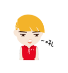 Blond little boy（個別スタンプ：9）