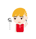 Blond little boy（個別スタンプ：11）