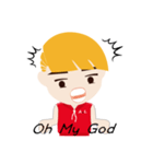 Blond little boy（個別スタンプ：12）