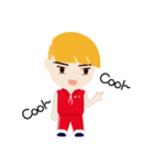 Blond little boy（個別スタンプ：17）