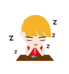 Blond little boy（個別スタンプ：18）