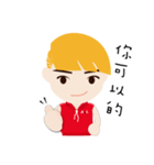 Blond little boy（個別スタンプ：20）