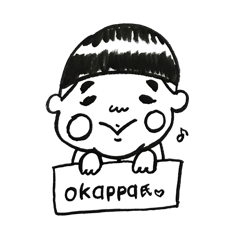 [LINEスタンプ] okappa氏