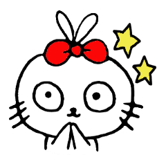 [LINEスタンプ] うさぎちゃん。。。