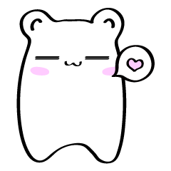 [LINEスタンプ] Little White baby (II)