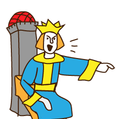 [LINEスタンプ] Mad king manuscript
