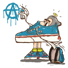 [LINEスタンプ] Kata Pergaulan JMK : AZETEN ＆ FRIENDS