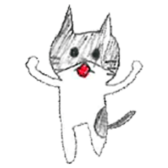 [LINEスタンプ] 白黒の猫ちゃんスタンプ