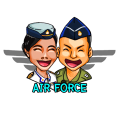 [LINEスタンプ] I am Air Force