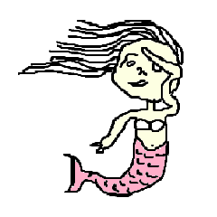[LINEスタンプ] 人魚～日常会話～