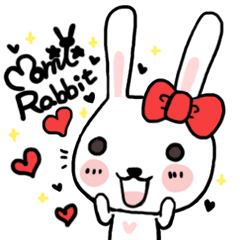 [LINEスタンプ] MOMI RABBIT