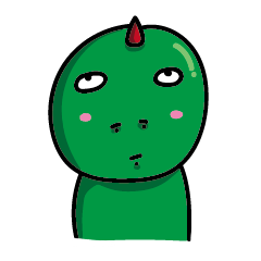 [LINEスタンプ] Red Corner Green Monster ~