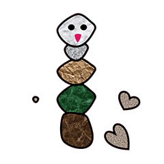 [LINEスタンプ] 石ころ物語