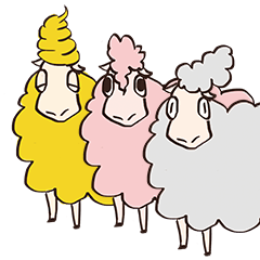 [LINEスタンプ] I'm just a sheep