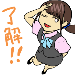 [LINEスタンプ] ショップ店員の日常