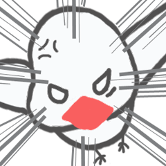 [LINEスタンプ] Go！Java sparrow