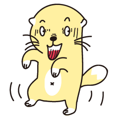 [LINEスタンプ] Q Bao sea otter