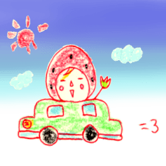 [LINEスタンプ] イチゴコスプレ