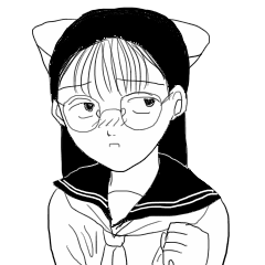 [LINEスタンプ] 上条病院的美少女スタンプ