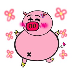 [LINEスタンプ] Angry Piggie