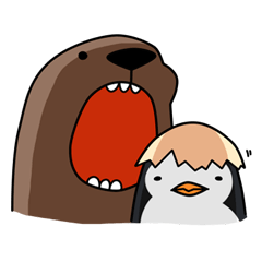 [LINEスタンプ] The Otter's Friend