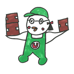 [LINEスタンプ] ハトのU子さん