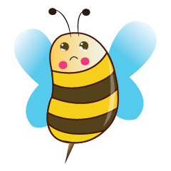 [LINEスタンプ] Fun and Personality Honeybee