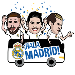 [LINEスタンプ] Official Real Madrid Sticker Pack